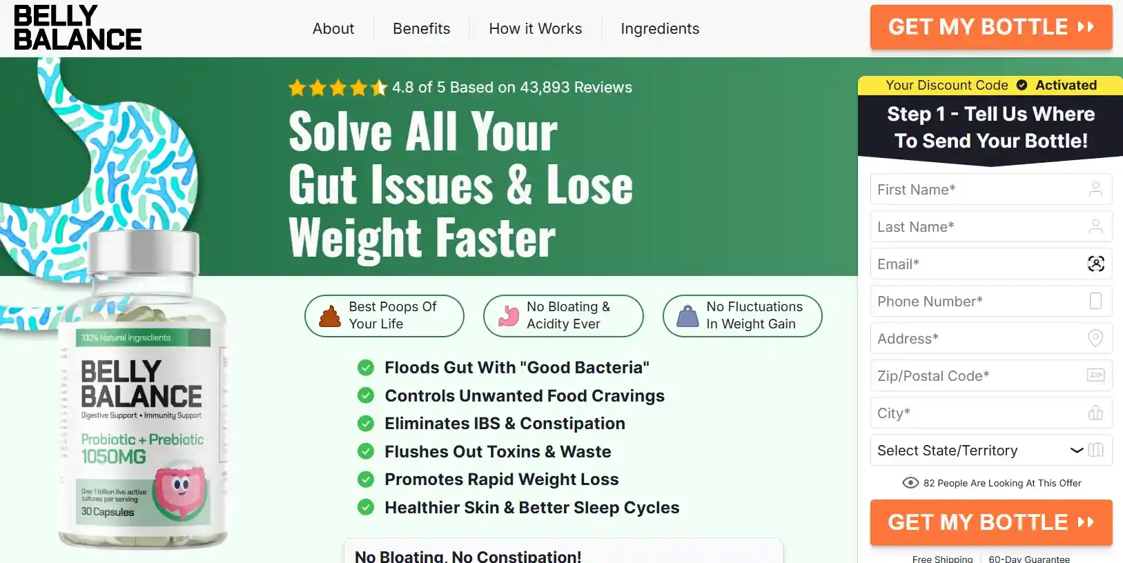 Belly Balance Australia Order Page